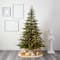 7ft. Pre-Lit North Carolina Spruce Artificial Christmas Tree, Clear LED Lights